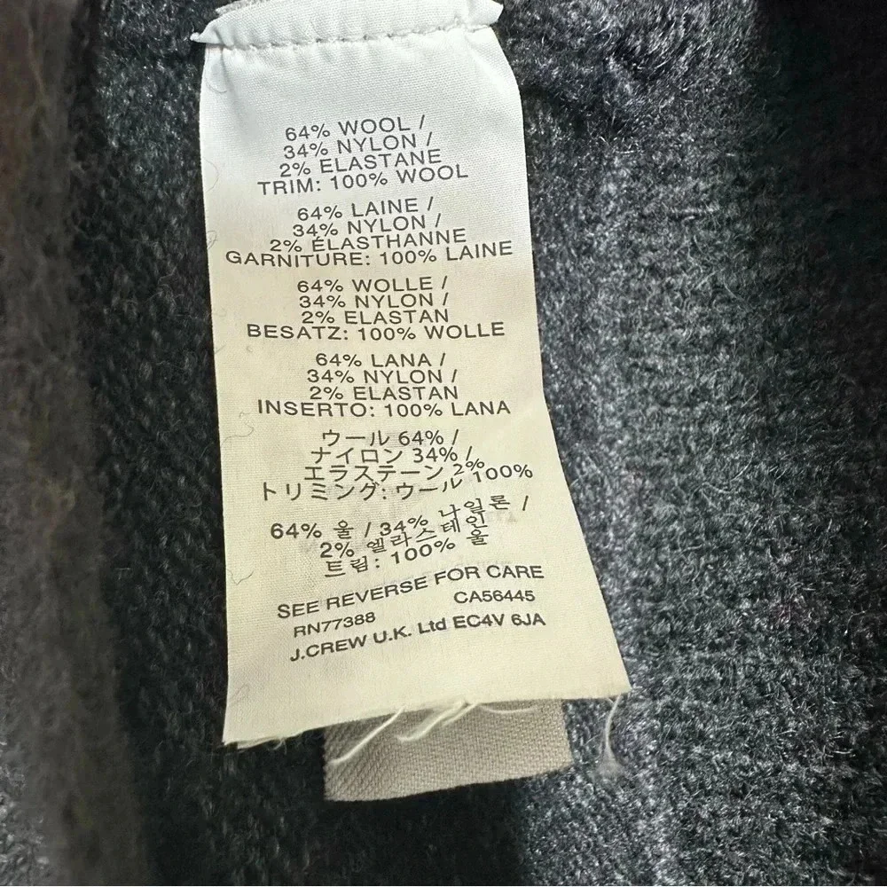 Wallace & Barnes Mens Pullover Toggle Wool Blend Sweater Size Medium